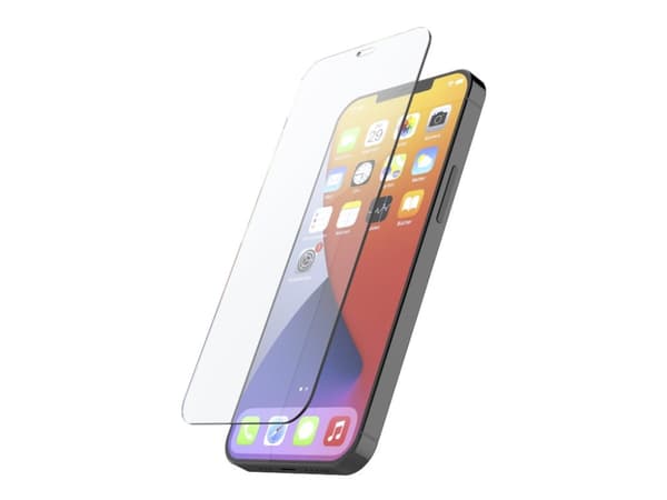 Hama Essential Line "Premium Crystal Glass" - Skjermbeskyttelse for mobiltelefon - glass - gjennomsiktig - for Apple iPhone 12, 12 Pro