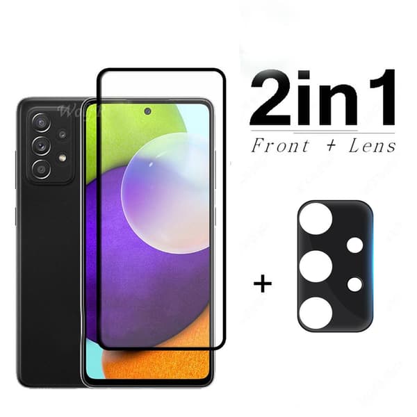 3-PACK Skärmskydd + Kameralinsskydd 2.5D HD 0,3mm Galaxy A52