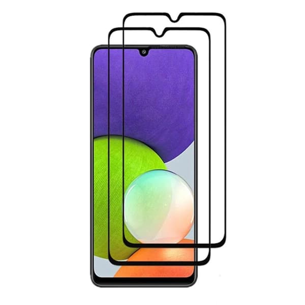 2-PACK Galaxy A22 5G Skärmskydd + Kameralinsskydd 2.5D HD 0,3mm
