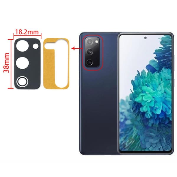 3-PACK Galaxy A02s Skärmskydd + Kameralinsskydd 2.5D HD 0,3mm