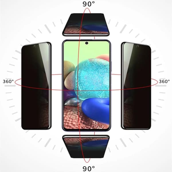 3-PACK Anti-Spy Sk�rmskydd HD 0,3mm Galaxy A52