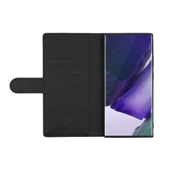 Samsung Galaxy Note 20 Ultra TPU Läderfodral Skal - Svart