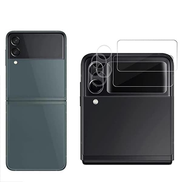 2-PACK 5-in-1 Samsung Galaxy Z Flip 3 Hydrogel Skärmskydd
