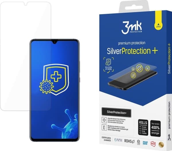 3MK 3Mk 3Mk Silver Protect+ Huawei Mate 20 märkäasennus antimikrobinen kalvo