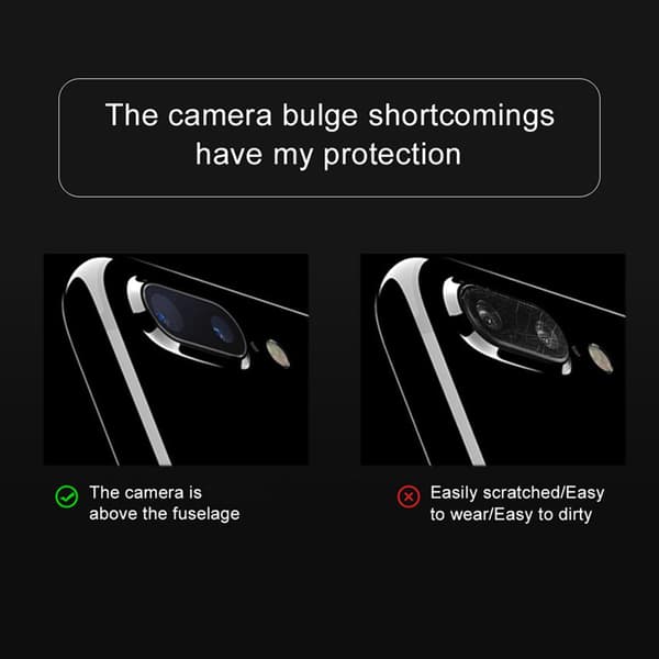 iPhone 8 Plus Kameralinsskydd Standard HD
