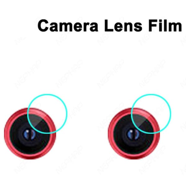 2-PACK iPhone XR Kameralinsskydd Standard HD
