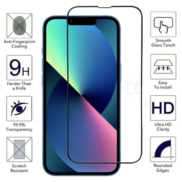 2-PACK iPhone 13 Skärmskydd 2.5D HD 0,3mm