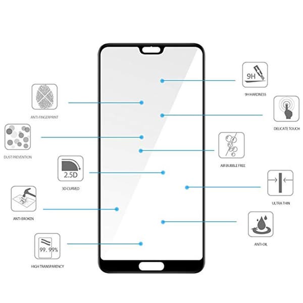 3-PACK Skärmskydd 2.5D HD 0,3mm P20 Pro