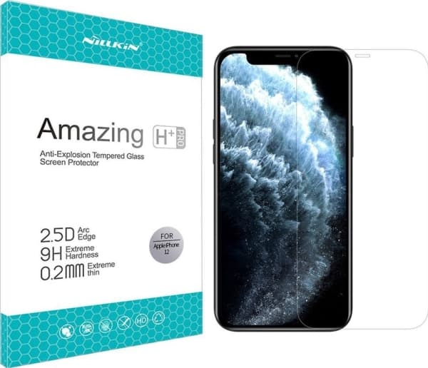 Nillkin H+PRO IP-12MINI, Apple, iPhone 12 Mini, Ripebestandig, Støvresistent, Oljebestandig, Eksplosjonssikker, Gjennomsiktig, 1 stykker