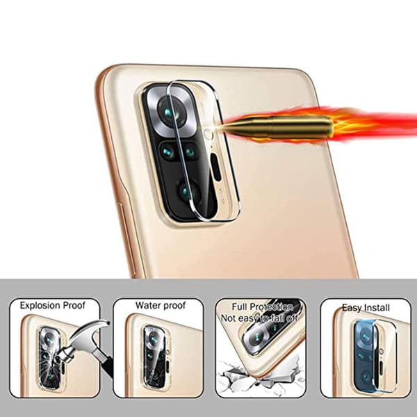 2-PACK Redmi Note 10S Kameralinsskydd Standard HD