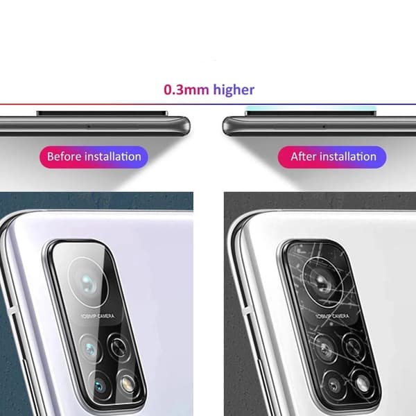 2-PACK Redmi Note 10S Kameralinsskydd Standard HD