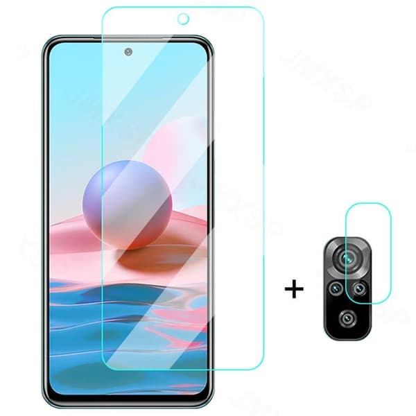 2-PACK Skärmskydd + Kameralinsskydd HD 0,3mm Redmi Note 10S