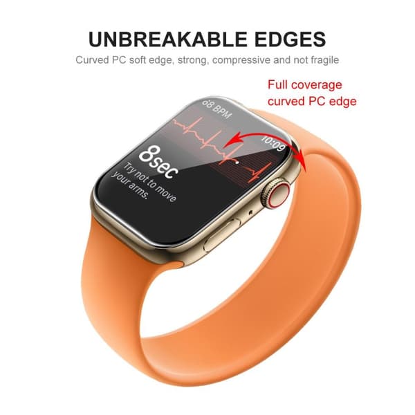 ENKAY Apple Watch Series 7 41 mm hærdet glas med fuld dækning 2 stk