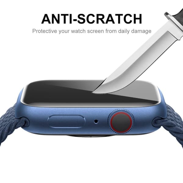ENKAY Apple Watch Series 7 41 mm hærdet glas med fuld dækning 2 stk