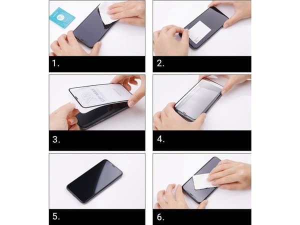 Nillkin Nillkin Nillkin Cp + Pro Ultra Thin Full Screen karkaistu lasi 0,2 Mm kehys 9H Iphone 13 Pro Max Musta Musta