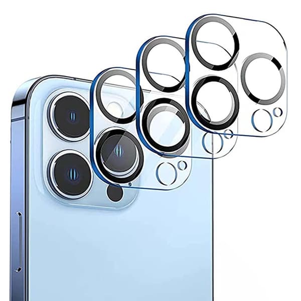 3-PACK Kameralinsskydd 2.5D HD iPhone 13 Pro