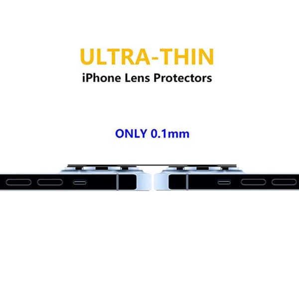 2-PACK iPhone 13 Mini 2.5D HD Kameralinsskydd