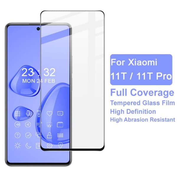 Xiaomi 11T/11T Pro IMAK Pro+hærdet glas med fuld dækning
