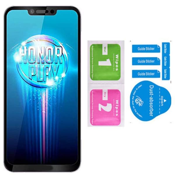 3-PACK Huawei Honor Play Skärmskydd 2.5D HD 0,3mm