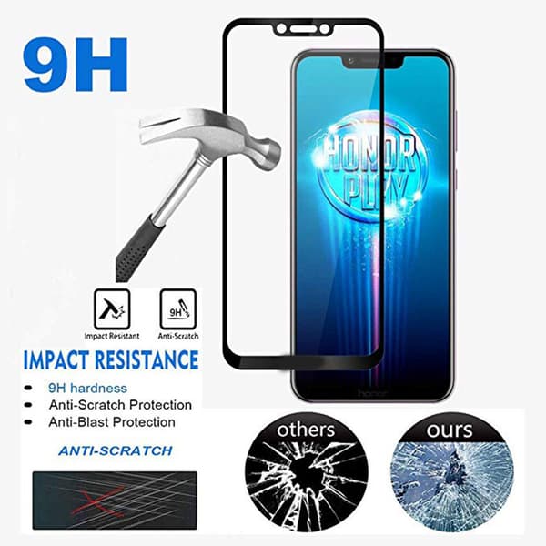 3-PACK Huawei Honor Play Skärmskydd 2.5D HD 0,3mm