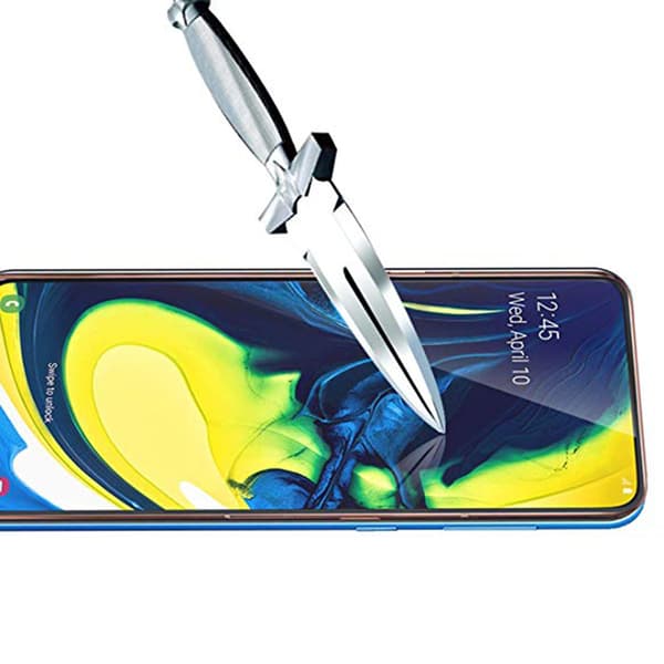 2-PACK Galaxy A80 Skärmskydd Standard HD 0,3mm