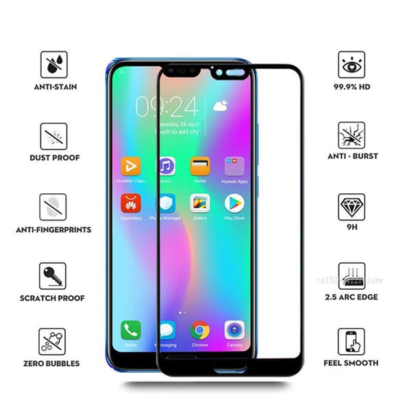 2-PACK Honor 10 Skärmskydd 2.5D HD 0,3mm