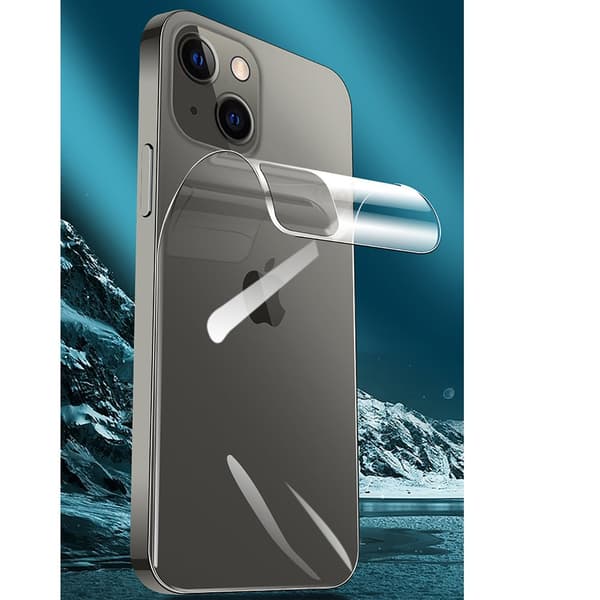 3-PACK iPhone 13 Baksida Hydrogel Skärmskydd 0,3mm