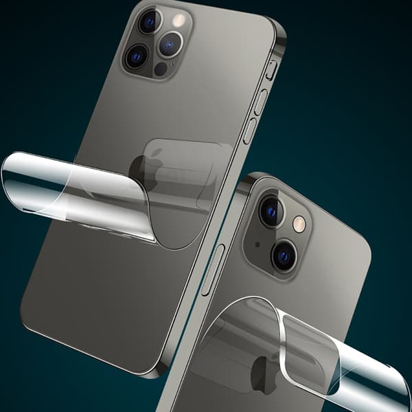 3-PACK iPhone 13 Pro Max Baksida Hydrogel Skärmskydd 0,3mm