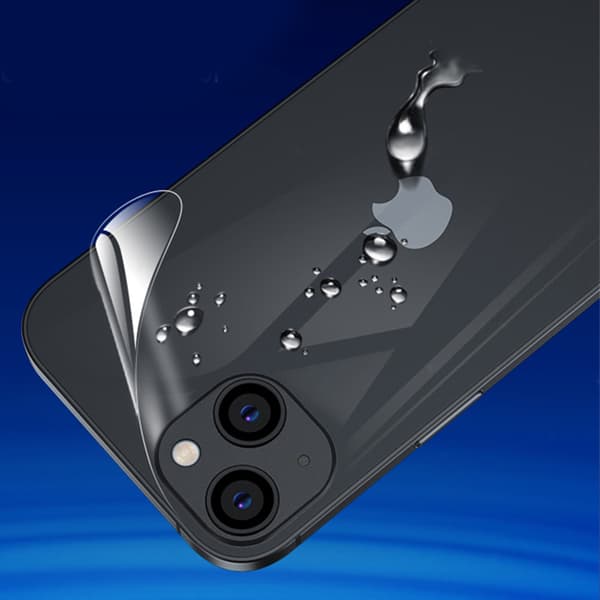 2-PACK iPhone 13 Mini Baksida Hydrogel Skärmskydd 0,3mm
