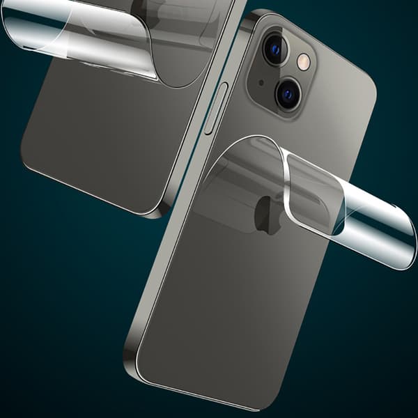 2-PACK iPhone 13 Mini Baksida Hydrogel Skärmskydd 0,3mm