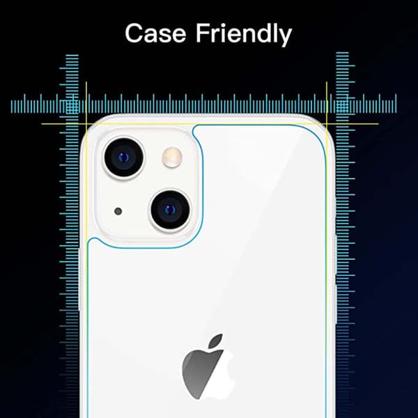 3-PACK iPhone 13 Mini Skärmskydd Baksida 0,3mm