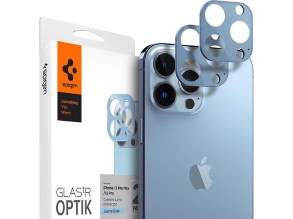 Spigen GlastR Optik, Linsebeskytter, Rosa, Herdet glass, Apple, iPhone 13 Mini / iPhone 13, 28 mm