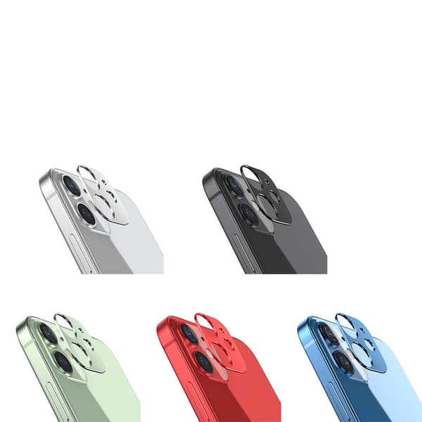 iPhone 12 Aluminiumlegeringsram Kameralinsskydd