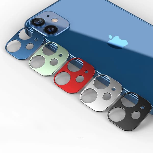 iPhone 12 Aluminiumlegeringsram Kameralinsskydd