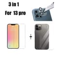Miniatyrbild 5 av 11: 2-PACK 3-in-1 iPhone 13 Pro Fram- & Baksida + Kameralinsskydd