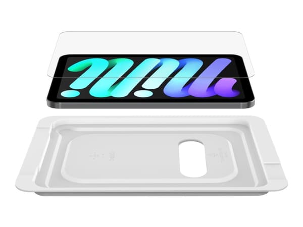 Belkin ScreenForce - Skjermbeskyttelse for nettbrett - glass - for Apple iPad mini (6. generasjon)