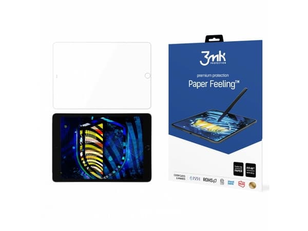 3MK beskyttelsesfilm PaperFeeling iPad 10,2" 7/8/9 gen 2stk/2stk