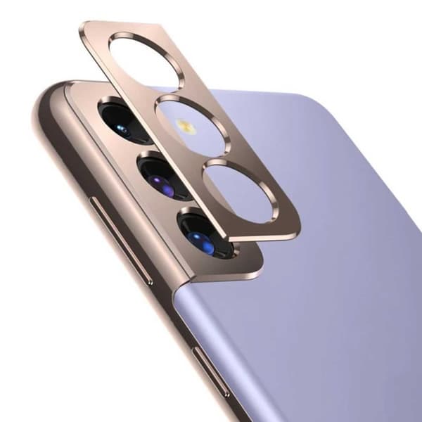 Galaxy S21 Plus Lins beskyttelse for kamera -kameraer gull