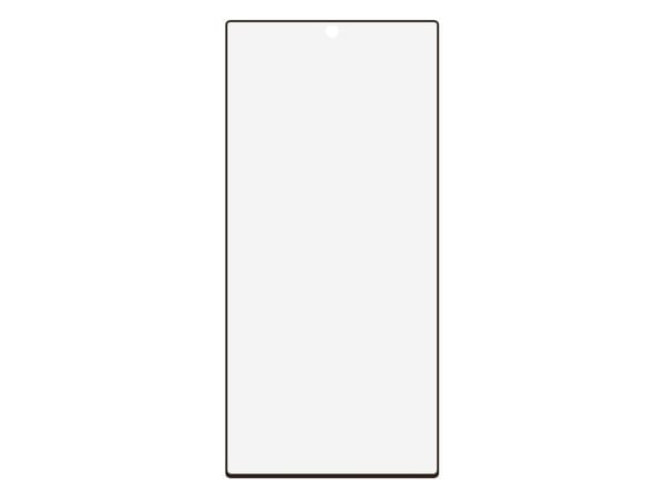 Vivanco Full, Samsung, Galaxy S22 Ultra, Skittbestandig, Slagbestandig, Oljebestandig, Ripebestandig, Knusesikker, Sort, Gjennomsiktig, 1 stykker