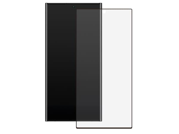 Vivanco Full, Samsung, Galaxy S22 Ultra, Skittbestandig, Slagbestandig, Oljebestandig, Ripebestandig, Knusesikker, Sort, Gjennomsiktig, 1 stykker