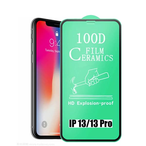 3-PACK iPhone 13 Pro Keramiskt Skärmskydd HD 0,3mm