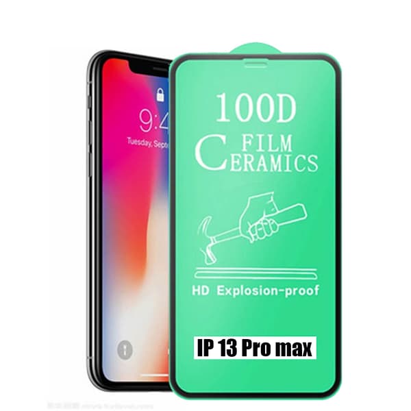 3-PACK iPhone 13 Pro Max Keramiskt Skärmskydd HD 0,3mm