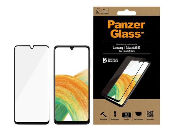 PanzerGlass™ | Skjermbeskytter - Ultra-Wide Fit | Samsung® Galaxy A33 5G