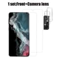 Miniatyrbild 2 av 11: 3-PACK Galaxy S21 FE Skärmskydd + Kameralinsskydd HD 0,3mm