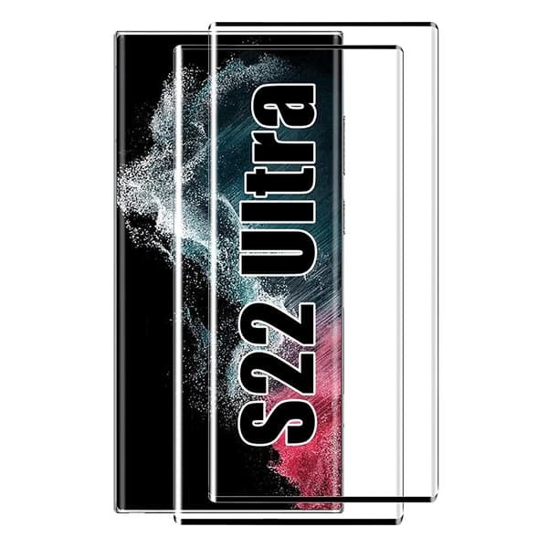 3-PACK Galaxy S22 Ultra Sk�rmskydd CASE-Friendly HD 0,3mm