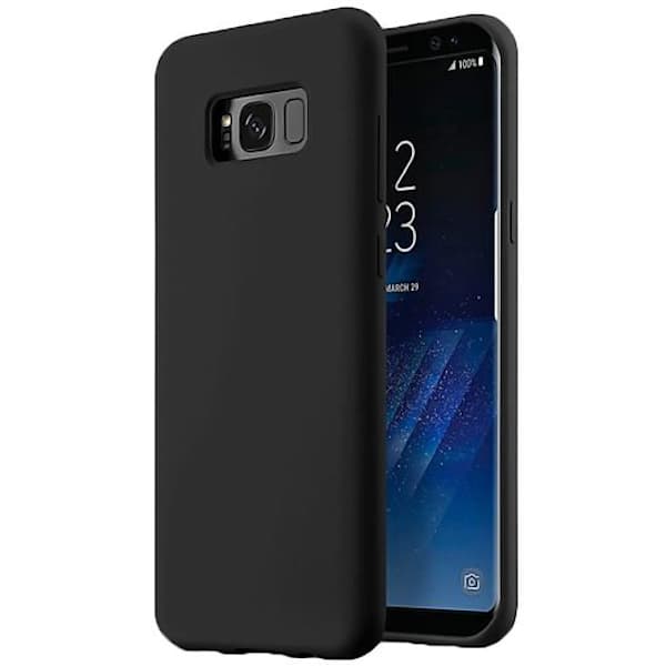 Melkco Samsung Galaxy S20 Plus Silikonskal Aqua - Svart