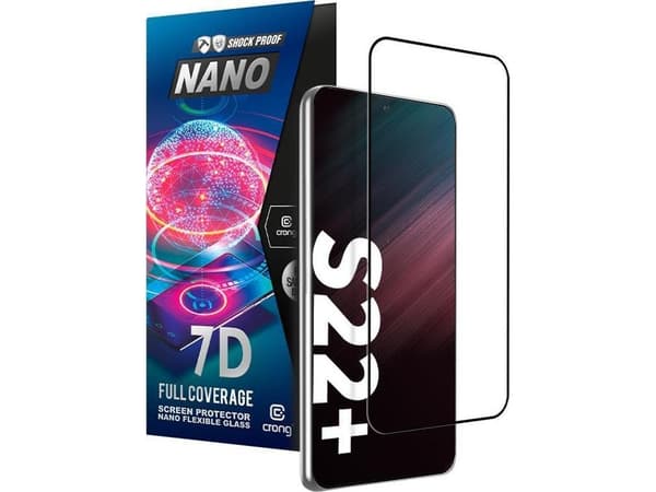 Crong Crong 7D Nano Flexible Glass 9H hybrid glass for the Samsung Galaxy S22 + PLUS screen