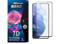 Pikkukuva 1 / 5: Crong 7D Nano Flexible Glass - murtumaton 9H hybridi lasi koko Samsung Galaxy S21 näytölle