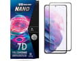 Miniatyrbilde 1 av 5: Crong 7D Nano Flexible Glass - uknuselig 9H hybridglass for hele Samsung Galaxy S21-skjermen