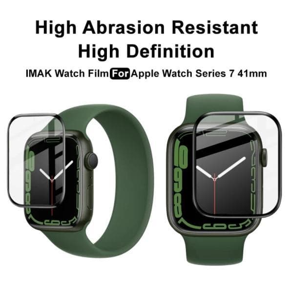Apple Watch 7/8 45mm Heltäckande 3D Härdat Glas Skärmskydd 0,3mm